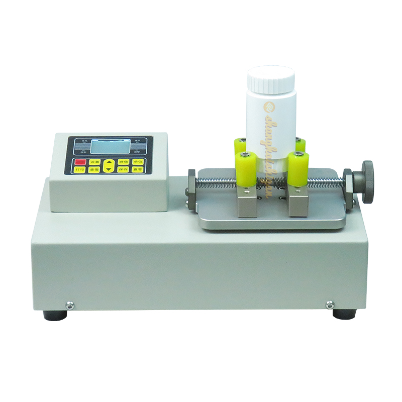 飲用水瓶蓋扭力計_瓶蓋扭轉力測試儀_自動峰值扭矩儀廠家